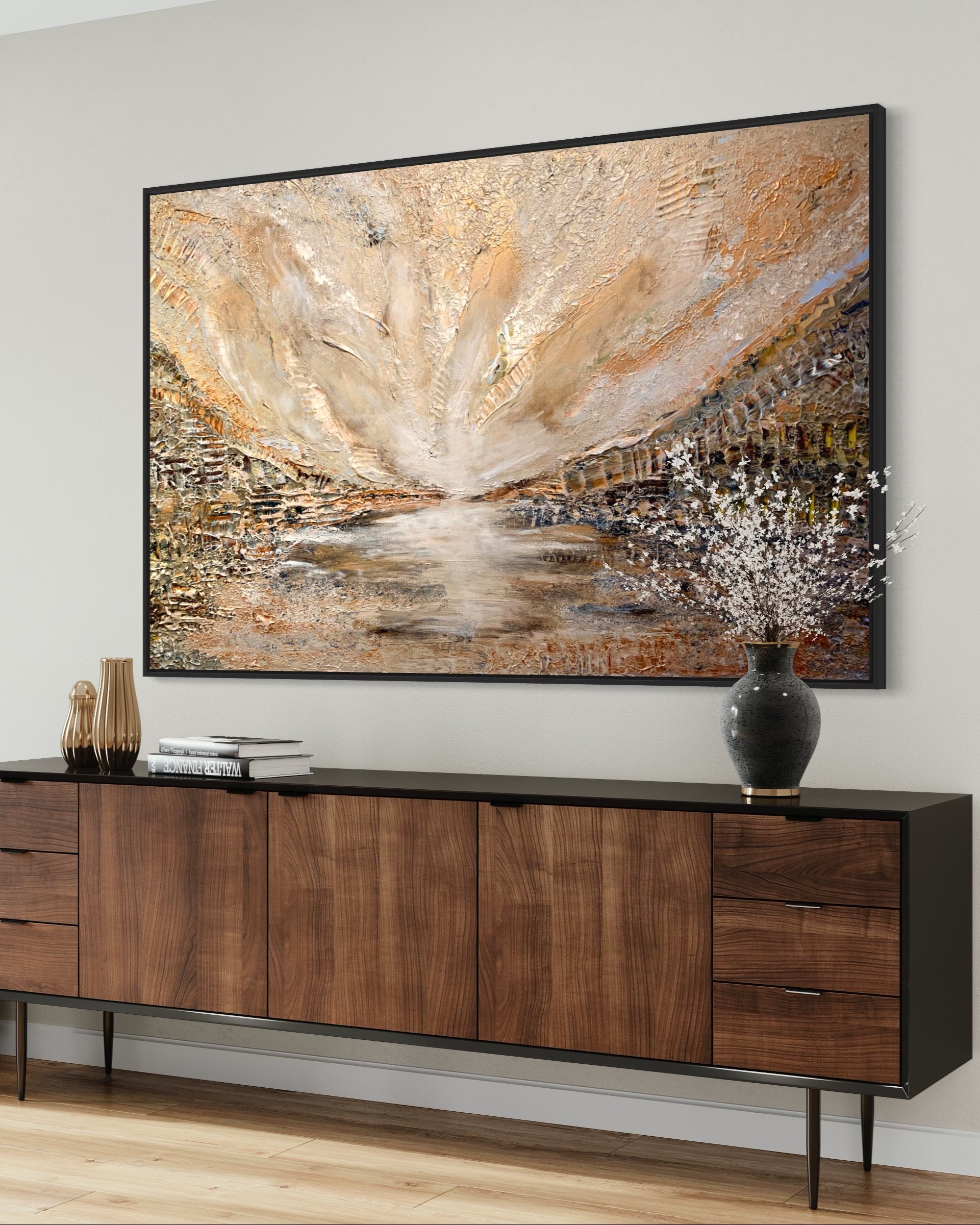 Månsken över furusund