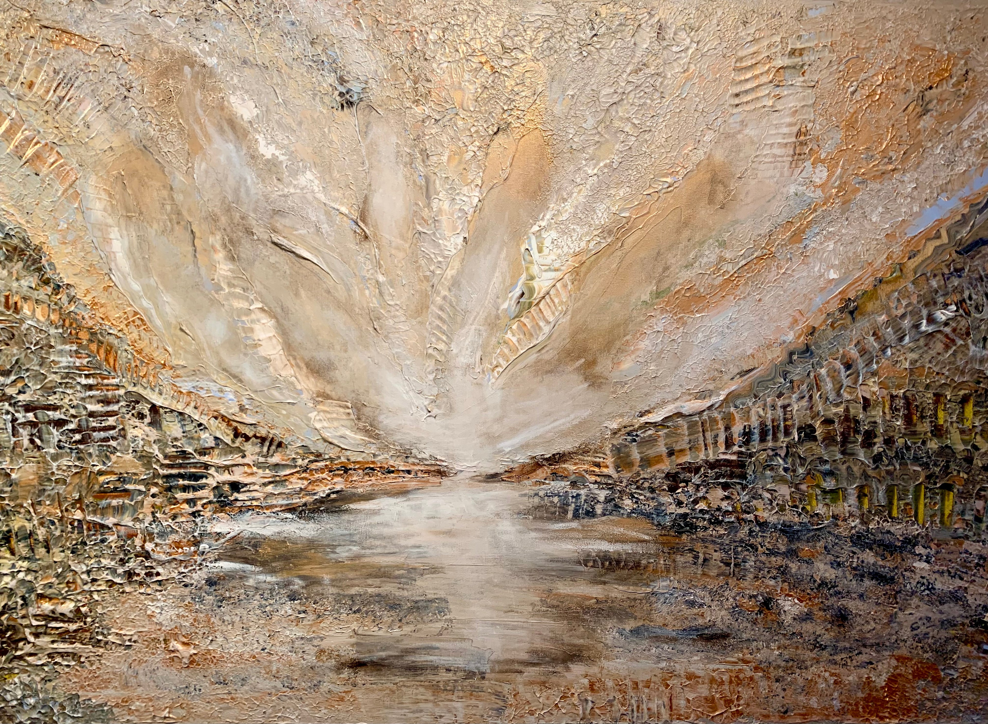 Månsken över furusund