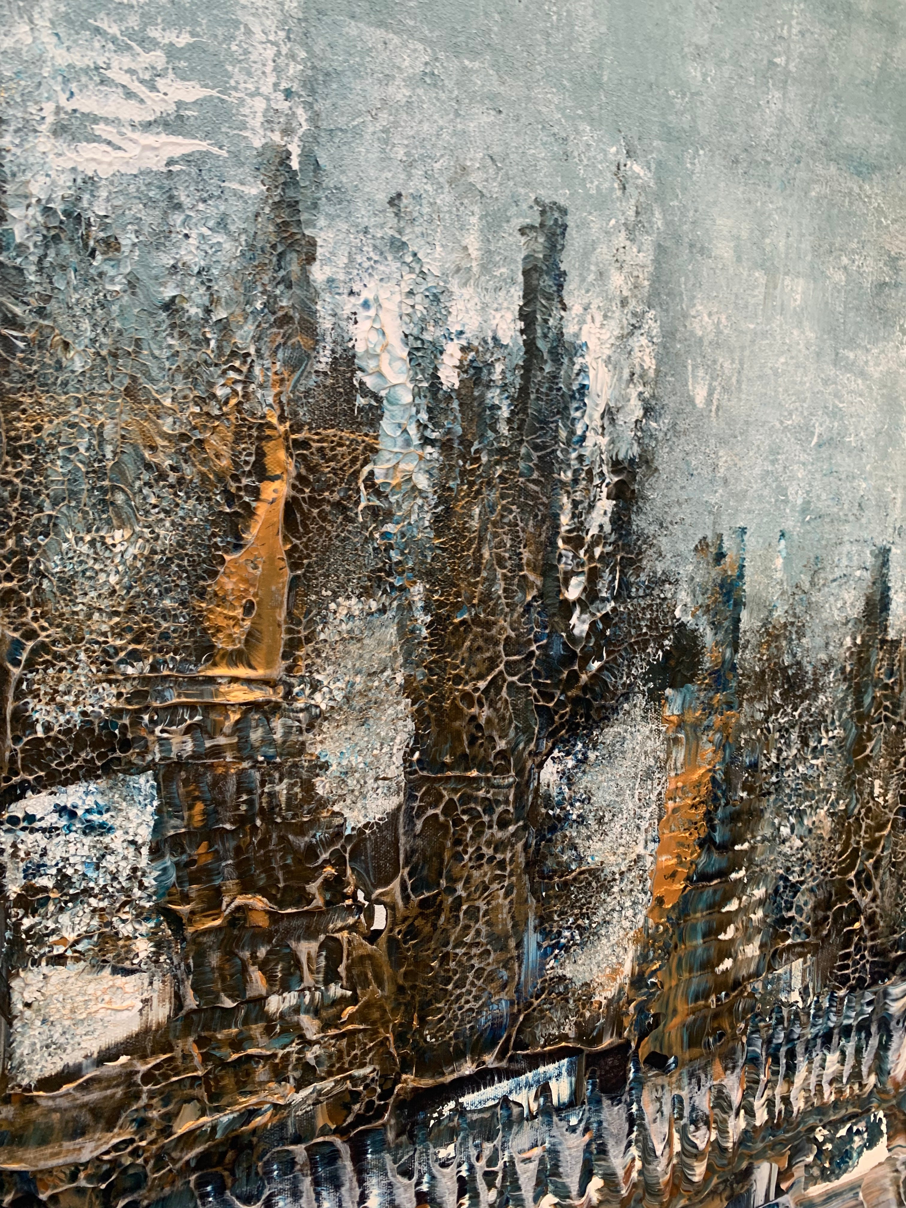 Vinternatt längs Strandvägen