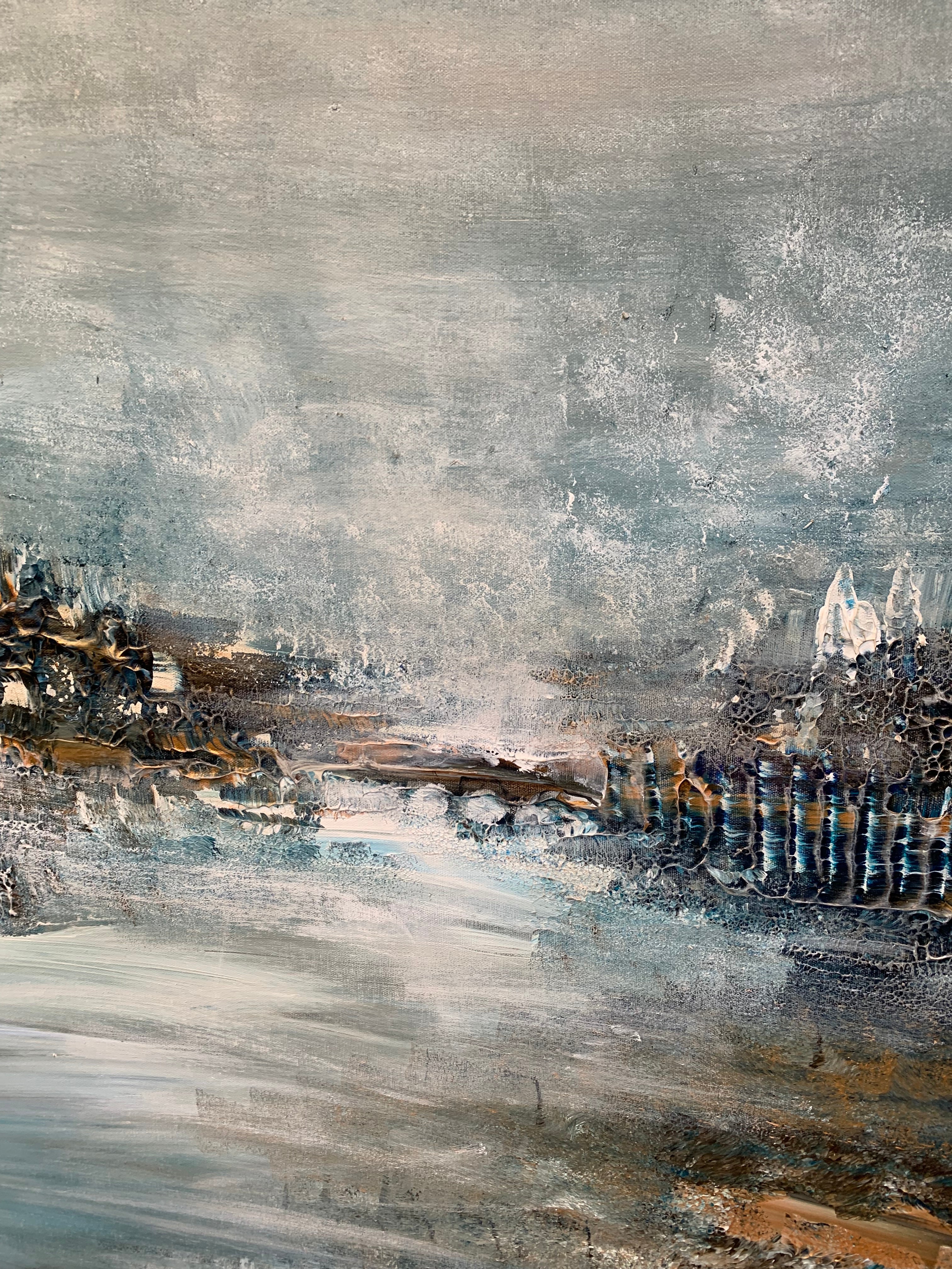 Vinternatt längs Strandvägen