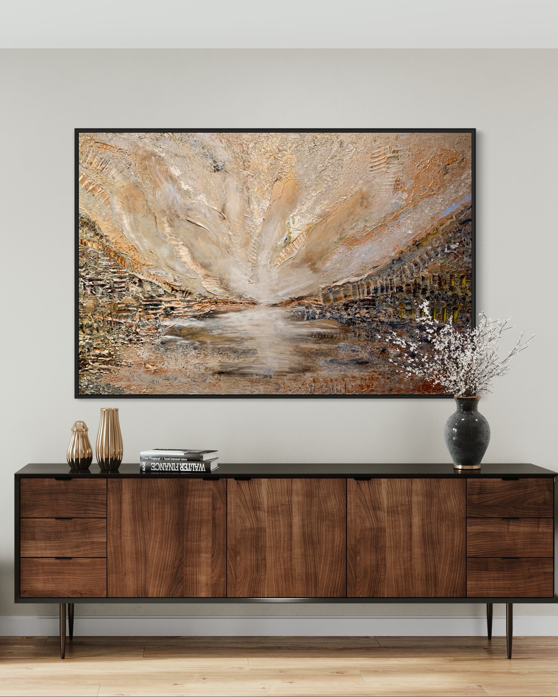 Månsken över furusund