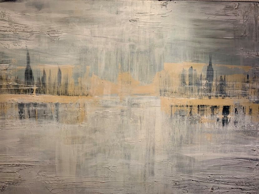 Isdimma över Riddarfjärden