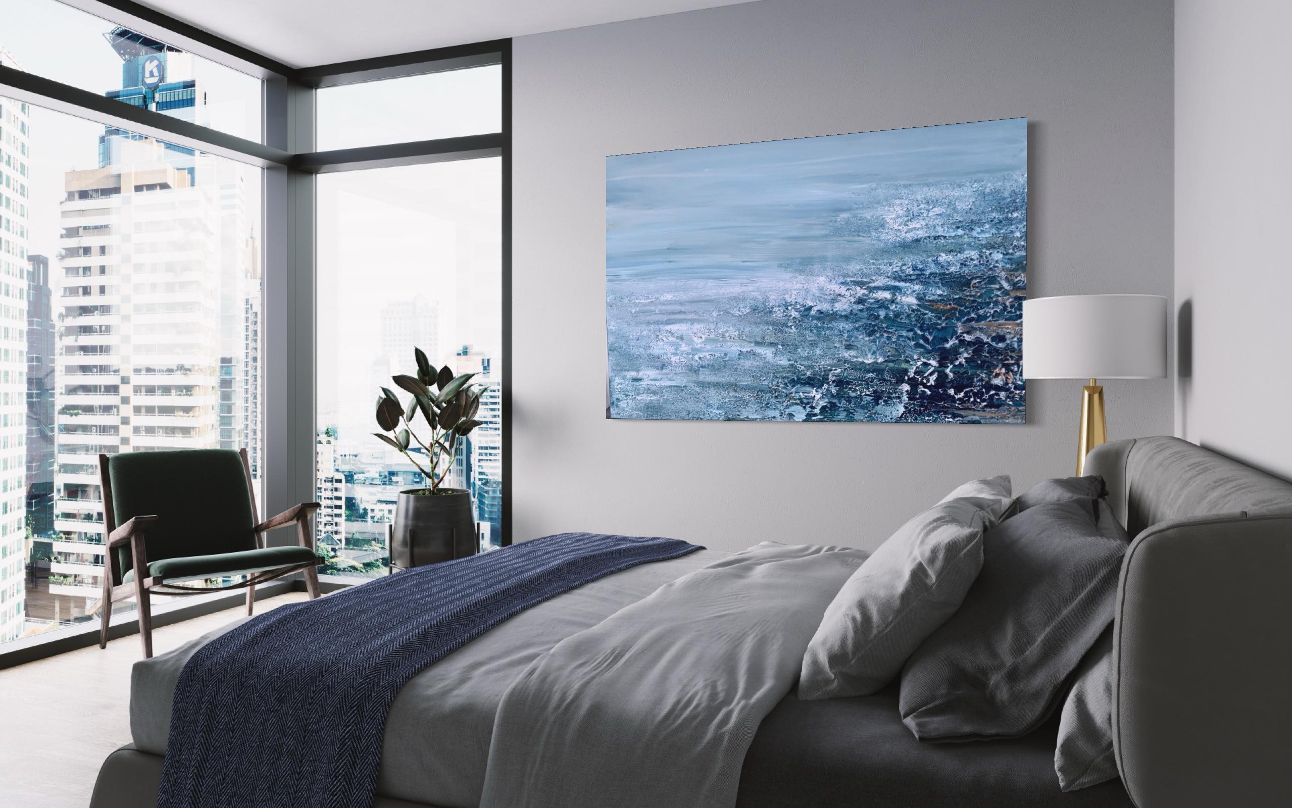 Utsikt från kullens fyr